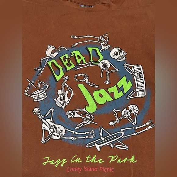Urban Outfitters Coney Island Picnic Dead Jazz Unisex Tee, size Medium - Picture 9 of 10